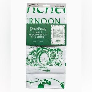 Weta Workshop Tea Towel Simple Pleasures of The Shire Lord Of The Rings Gift NWT